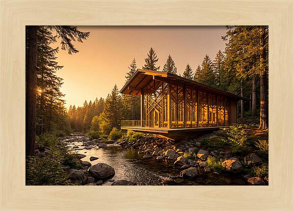 Tranquil Reflections At Thorncrown Chapel
