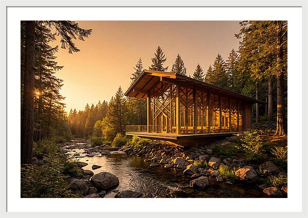 Tranquil Reflections At Thorncrown Chapel