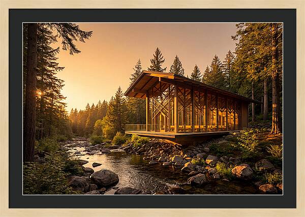 Tranquil Reflections At Thorncrown Chapel