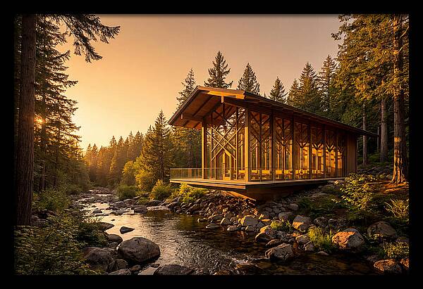 Tranquil Reflections At Thorncrown Chapel