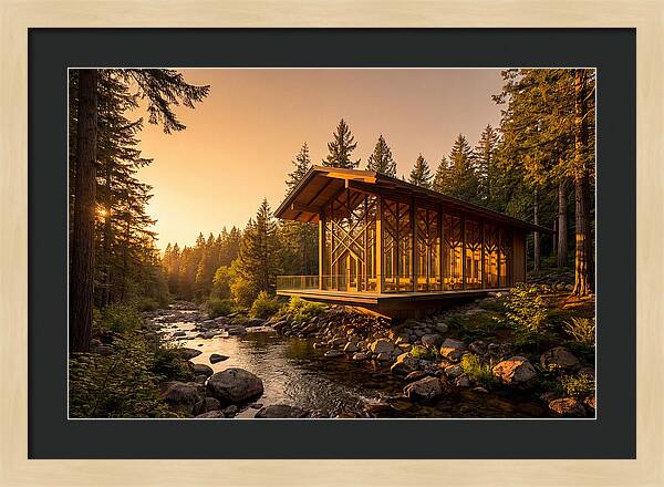 Tranquil Reflections At Thorncrown Chapel