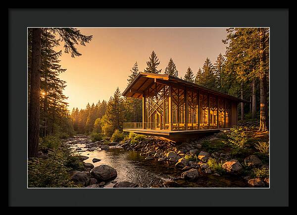 Tranquil Reflections At Thorncrown Chapel