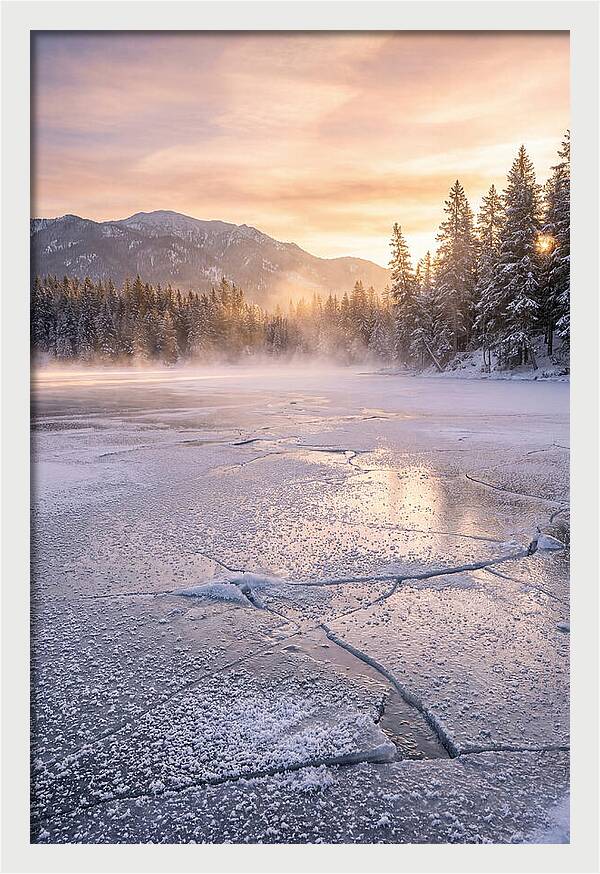 Tranquil Reflections At Twilight