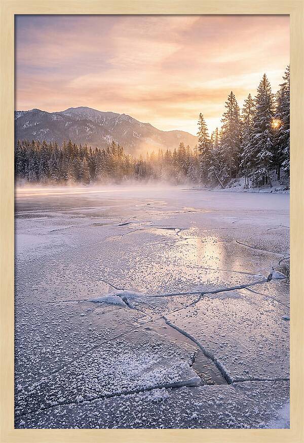 Tranquil Reflections At Twilight