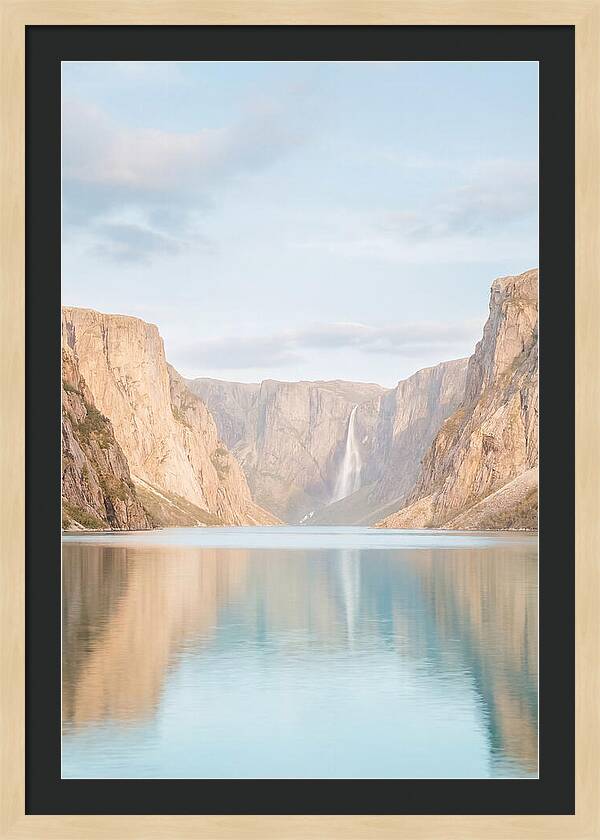Tranquil Reflections At Western Brook Pond