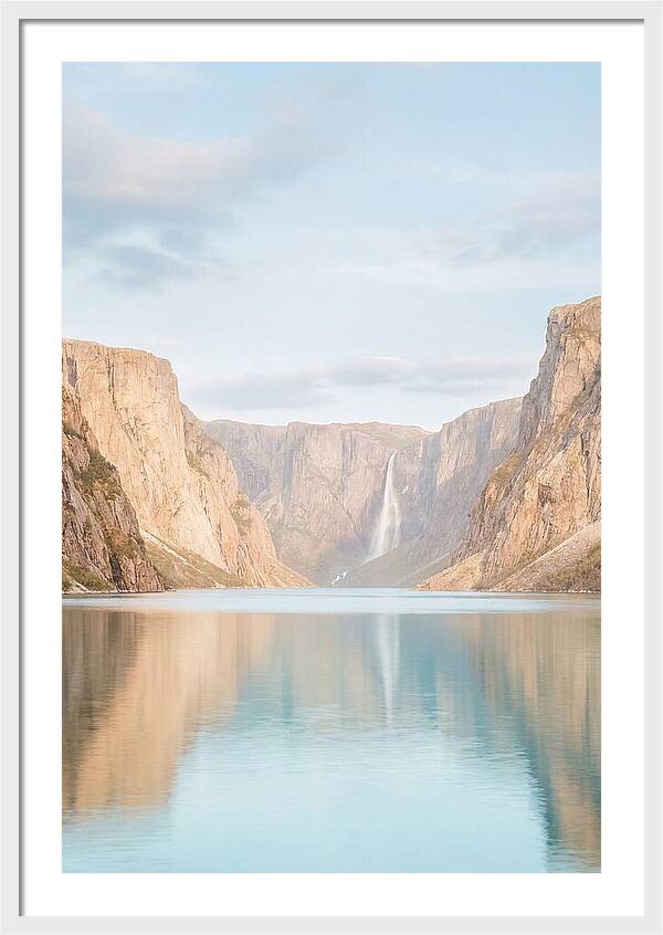 Tranquil Reflections At Western Brook Pond