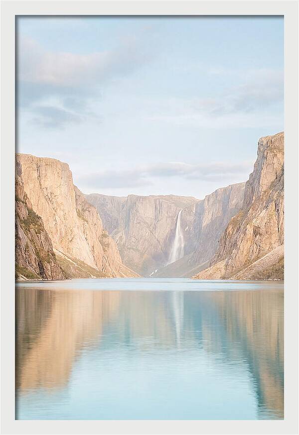 Tranquil Reflections At Western Brook Pond