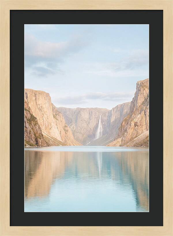 Tranquil Reflections At Western Brook Pond