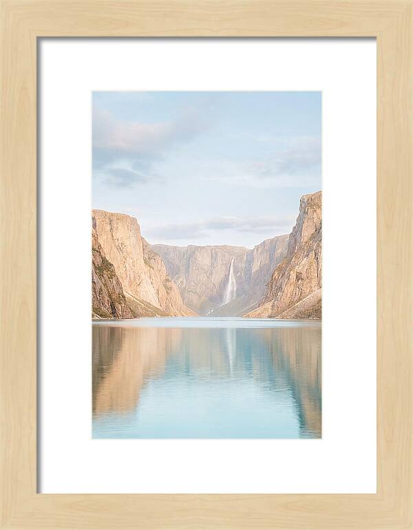 Tranquil Reflections At Western Brook Pond