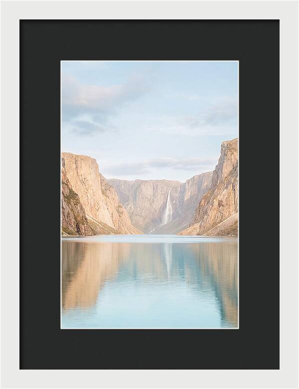 Tranquil Reflections At Western Brook Pond