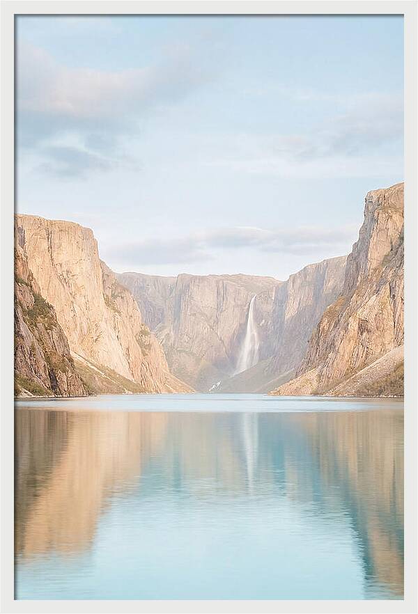 Tranquil Reflections At Western Brook Pond