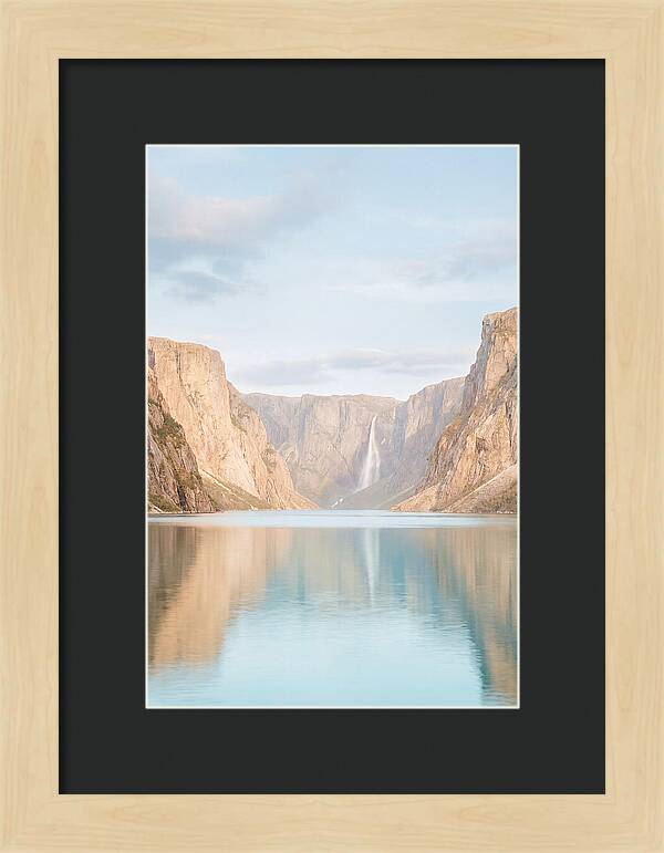 Tranquil Reflections At Western Brook Pond