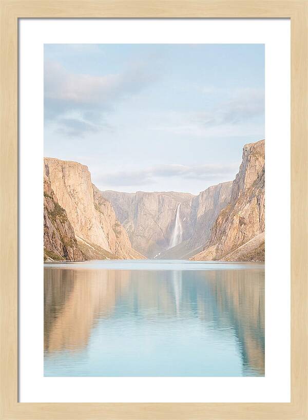 Tranquil Reflections At Western Brook Pond