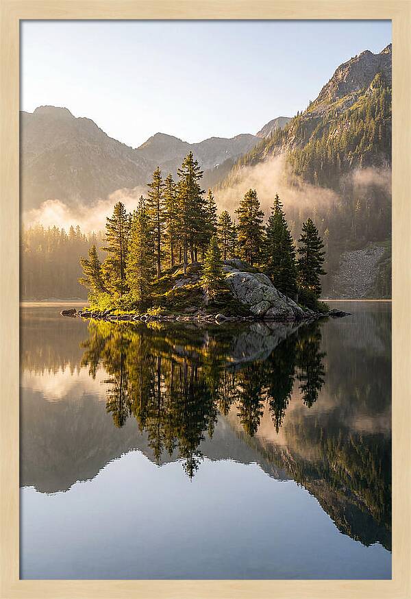 Tranquil Reflections At Wild Goose Island