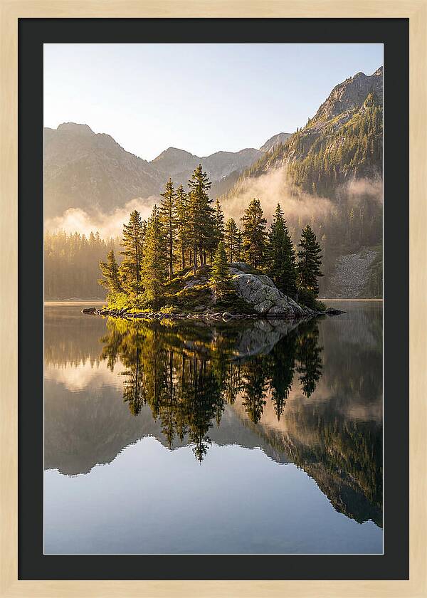 Tranquil Reflections At Wild Goose Island