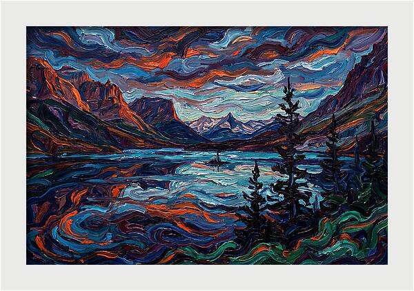 Tranquil Reflections By The Lake