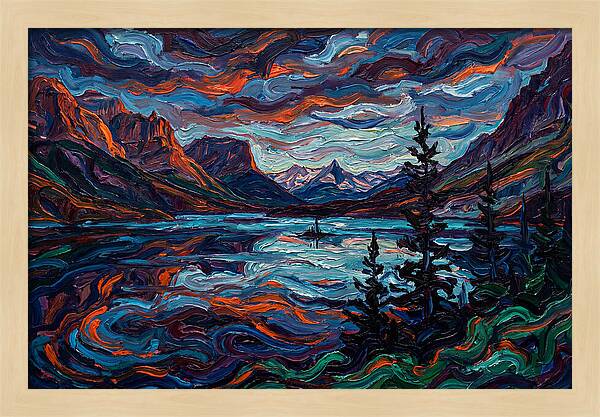 Tranquil Reflections By The Lake