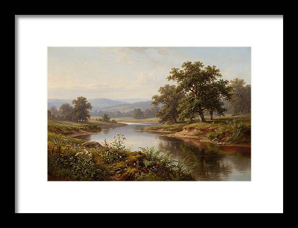 Tranquil Reflections By The Water