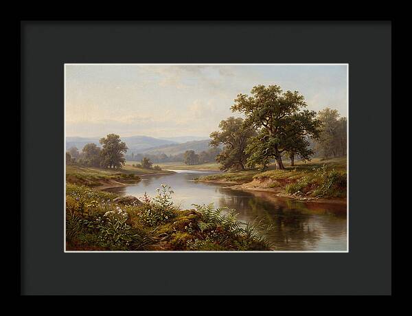 Tranquil Reflections By The Water