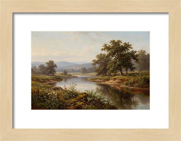 Tranquil Reflections By The Water