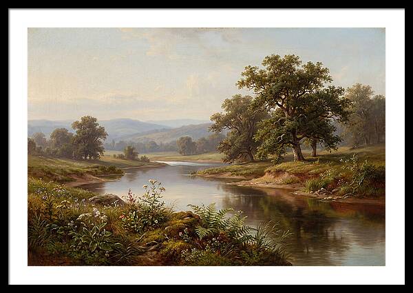 Tranquil Reflections By The Water