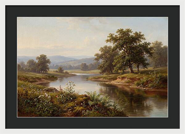 Tranquil Reflections By The Water