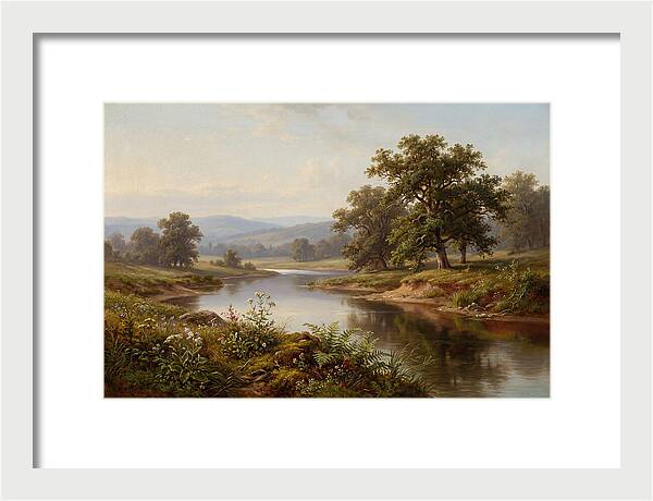Tranquil Reflections By The Water