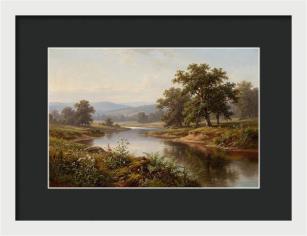 Tranquil Reflections By The Water