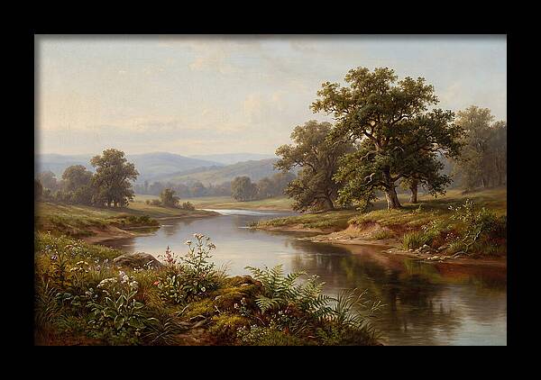 Tranquil Reflections By The Water
