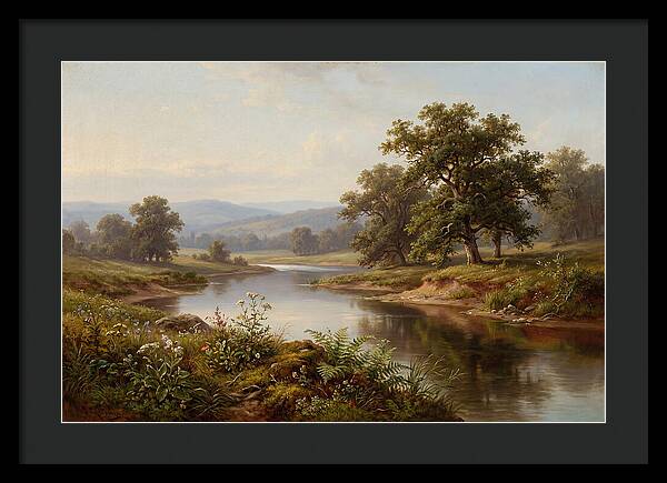 Tranquil Reflections By The Water