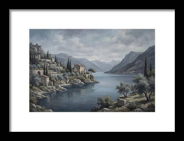 Tranquil Reflections In The Mountains