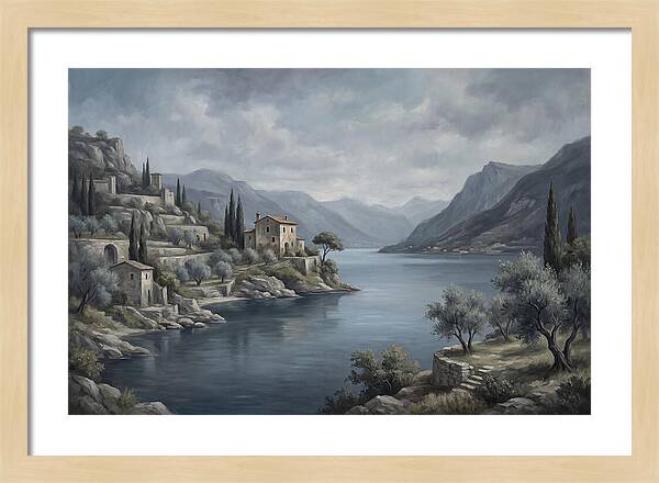 Tranquil Reflections In The Mountains