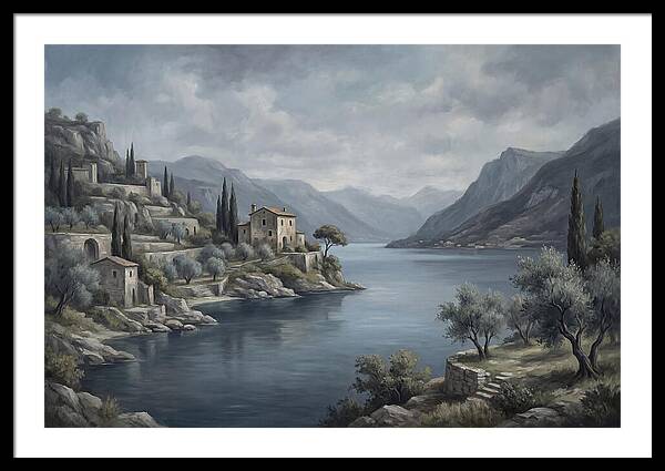 Tranquil Reflections In The Mountains