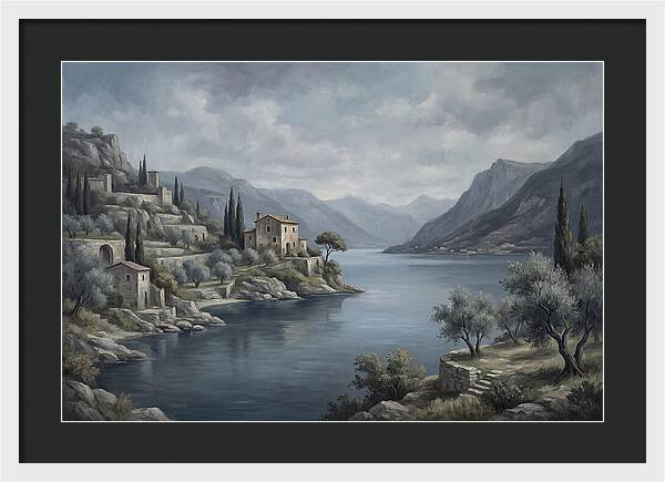 Tranquil Reflections In The Mountains