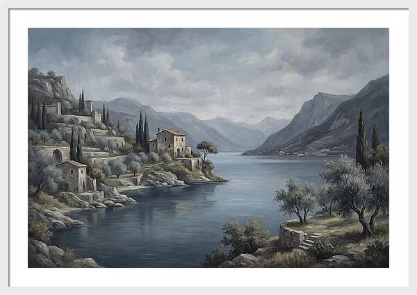 Tranquil Reflections In The Mountains