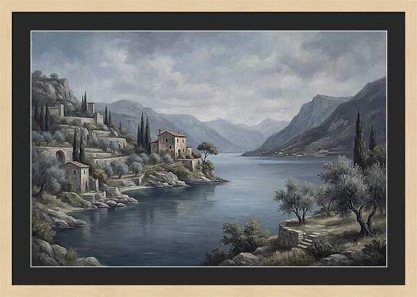 Tranquil Reflections In The Mountains