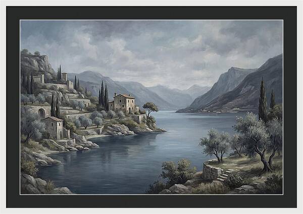 Tranquil Reflections In The Mountains