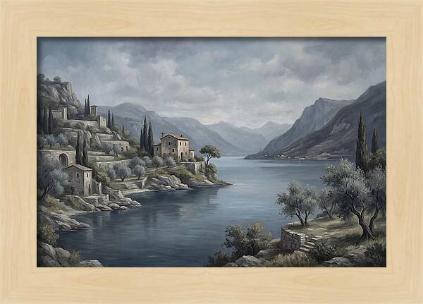 Tranquil Reflections In The Mountains