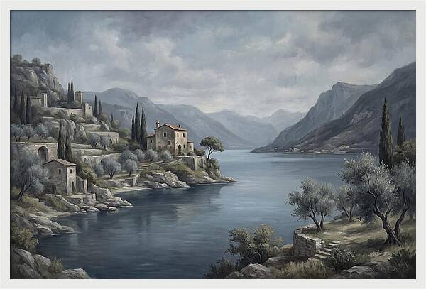 Tranquil Reflections In The Mountains