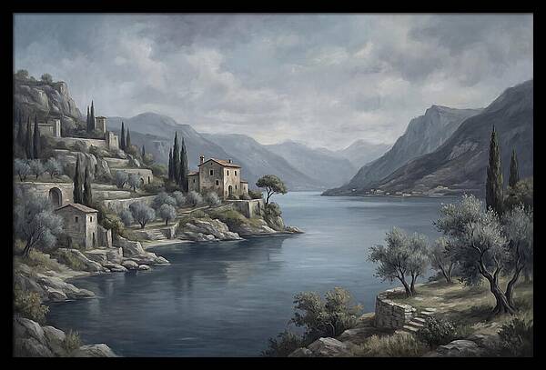 Tranquil Reflections In The Mountains