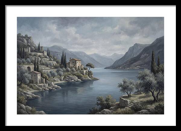 Tranquil Reflections In The Mountains