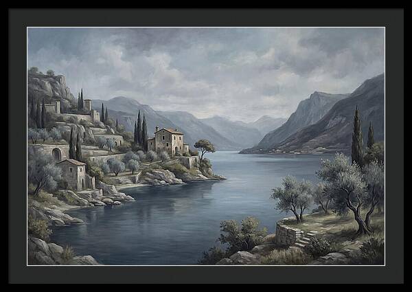 Tranquil Reflections In The Mountains