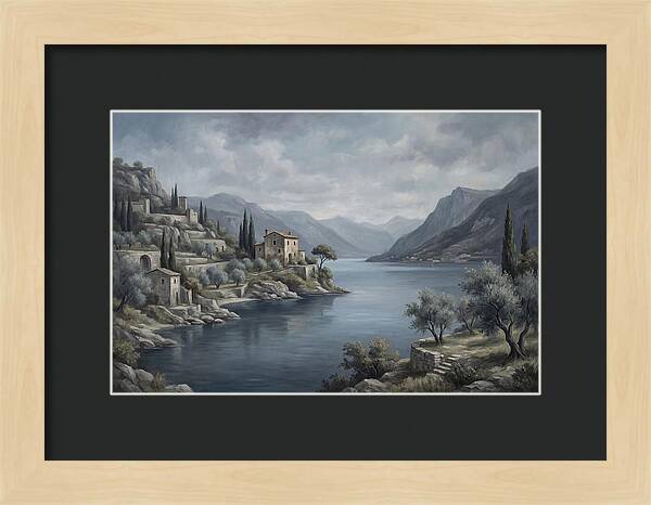 Tranquil Reflections In The Mountains