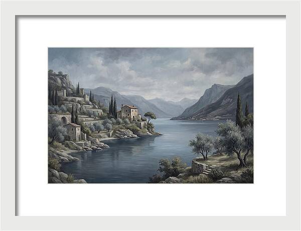 Tranquil Reflections In The Mountains
