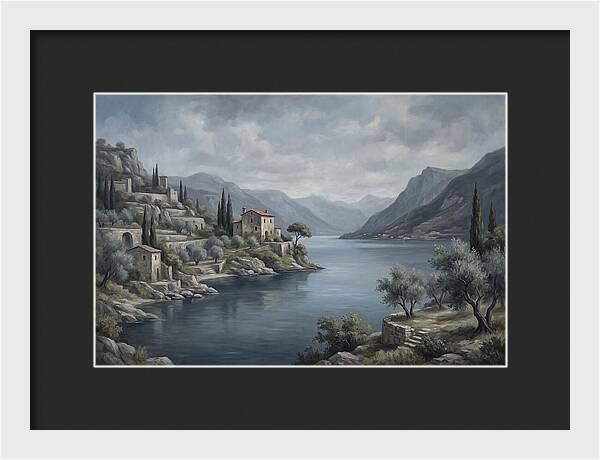 Tranquil Reflections In The Mountains