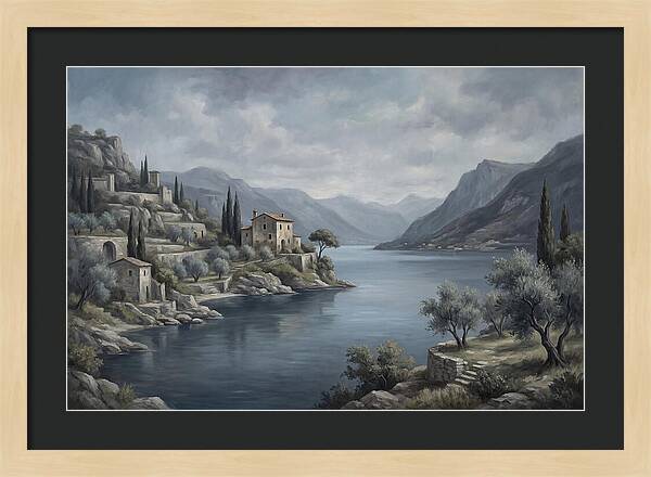 Tranquil Reflections In The Mountains