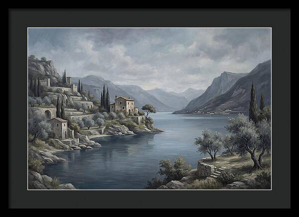 Tranquil Reflections In The Mountains