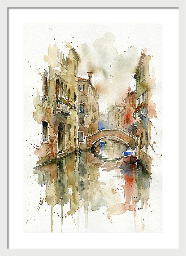 Tranquil Reflections In Venice