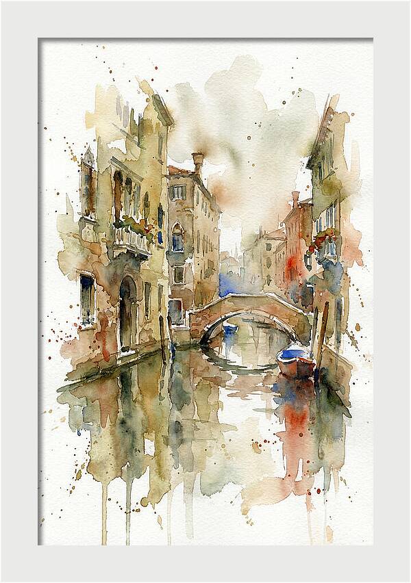 Tranquil Reflections In Venice