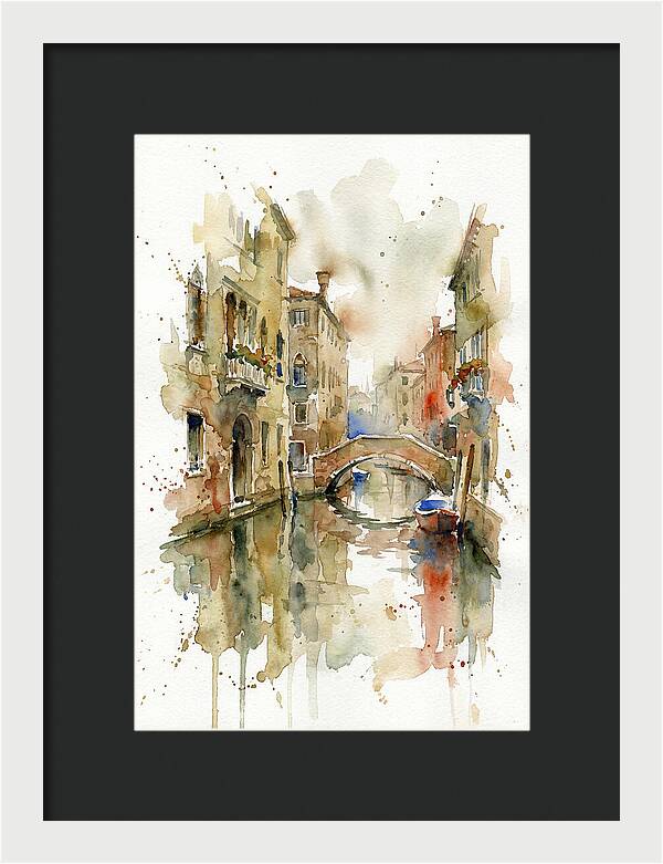 Tranquil Reflections In Venice